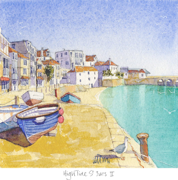 Print-JW161P - High Tide St Ives 2 Print-Whistlefish