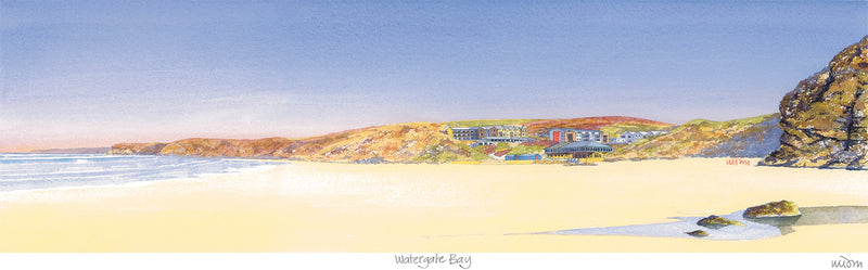 Print-JW178P - Watergate Bay Print-Whistlefish