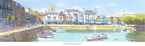 Print-JW207P - The Boat Float Dartmouth 1 Print-Whistlefish