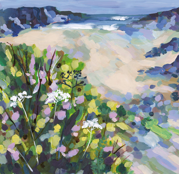 Print-LMI03P - Sea Pinks Art Print-Whistlefish