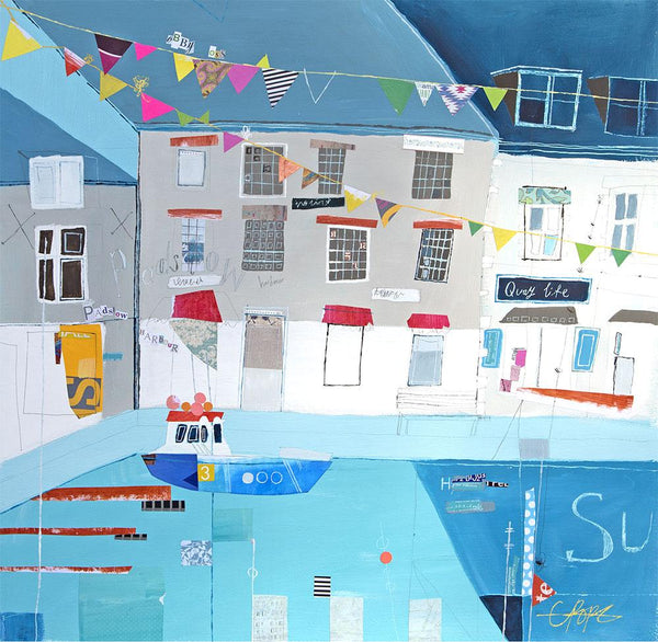 Print-LP113P - Harbour Life Padstow Print-Whistlefish