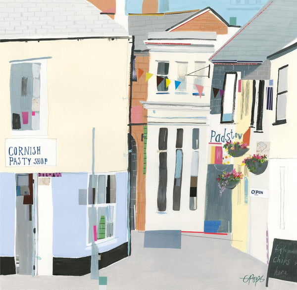 Print-LP142P - The Strand Padstow Art Print-Whistlefish