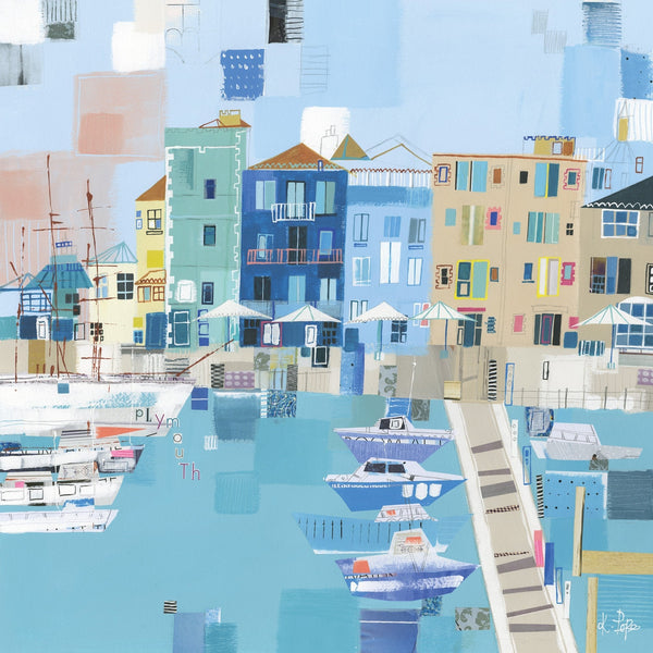 Print-LP156P - Plymouth Patchwork Art Print-Whistlefish