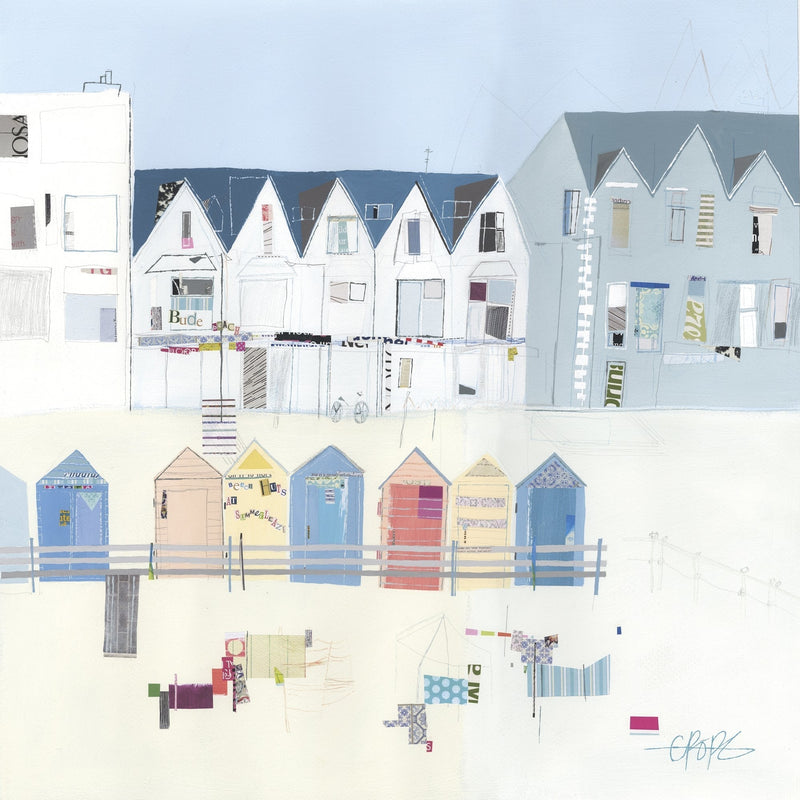 Print-LP69P - Bude Beach Huts Print-Whistlefish