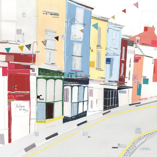 Print-LP98P - Falmouth High Street Print Large-Whistlefish