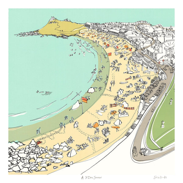 Print-SB22P - A St Ives Summer-Whistlefish