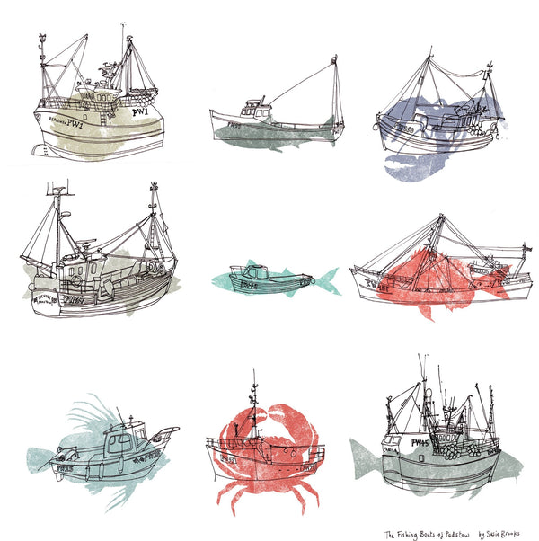 Print-SB31P - Fishing Boats-Whistlefish