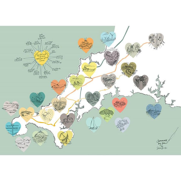 Print-SB40P - Cornwall by Pen Small-Whistlefish