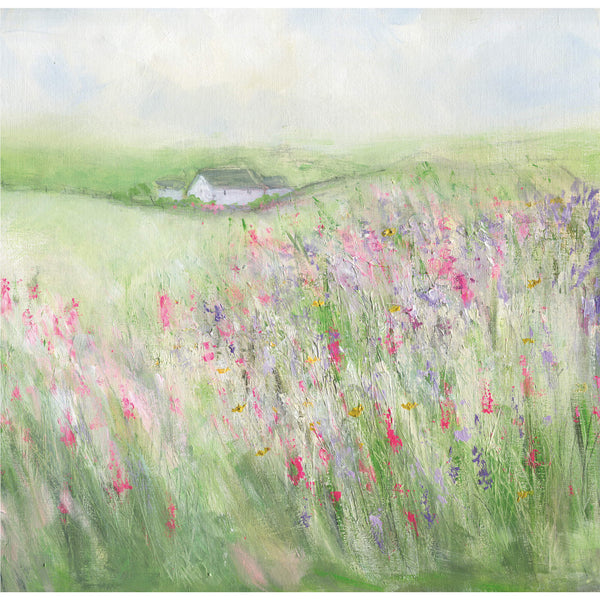 Print-SF118P - Floral Meadow Art Print-Whistlefish