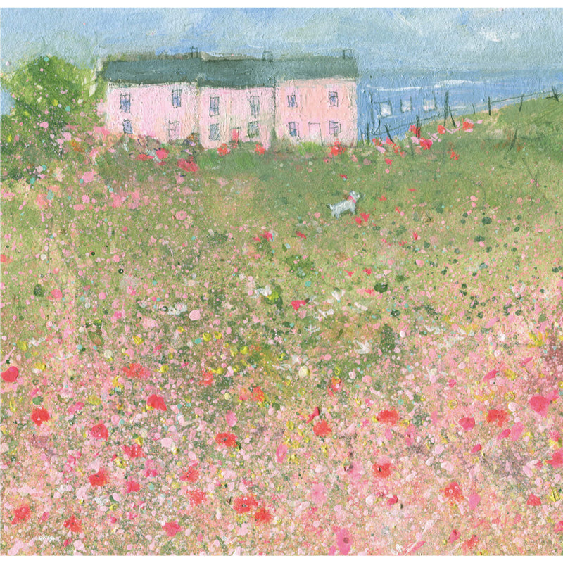 Print-SF120P - Pink Cottages-Whistlefish