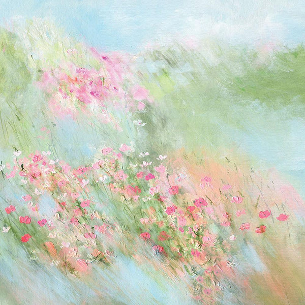 Print-SF75P - Pastel Meadow Small Floral Art Print-Whistlefish