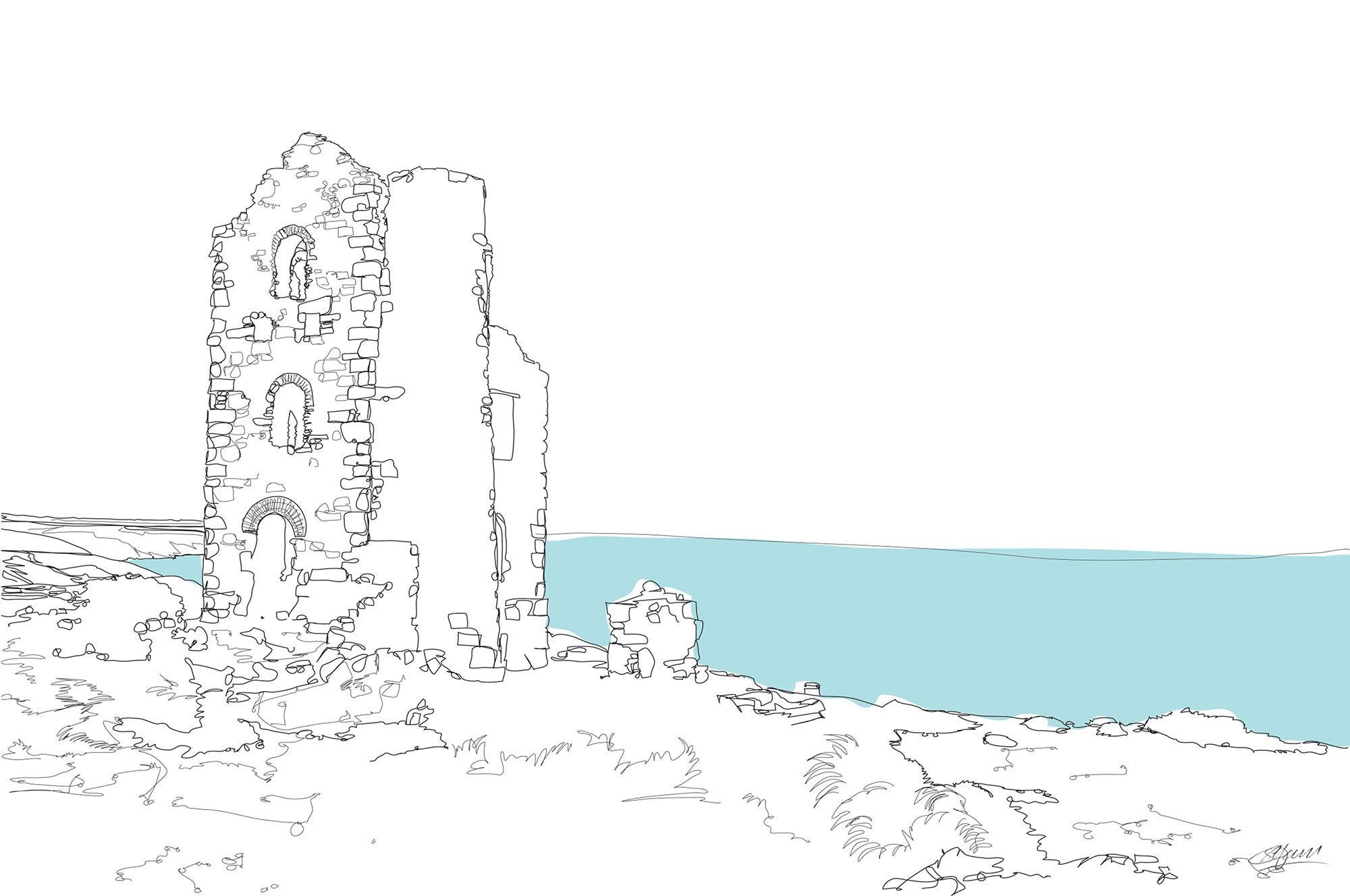 Print-SH16P - Tin Mine 2 Print-Whistlefish