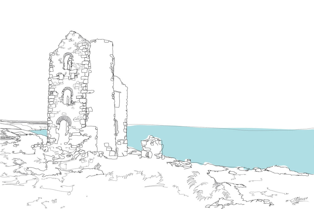 Print-SH16P - Tin Mine 2 Print-Whistlefish