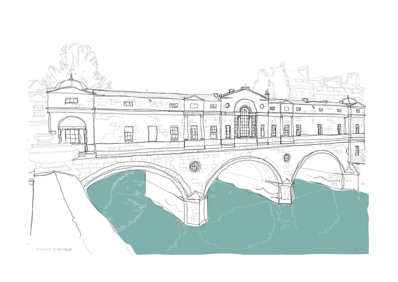 Print-SH18P - Pulteney Bridge Print-Whistlefish