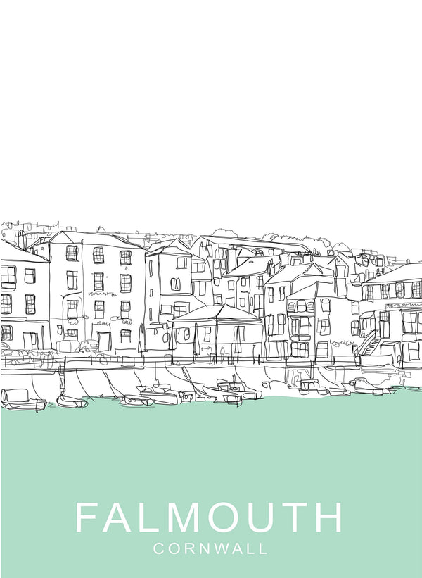 Print-SH38P - Falmouth Travel Print-Whistlefish