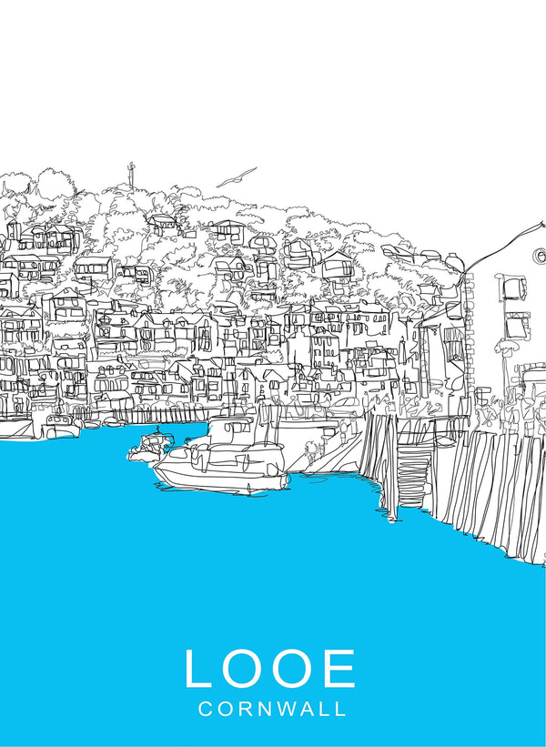 Print-SH40P - Looe Blue-Whistlefish