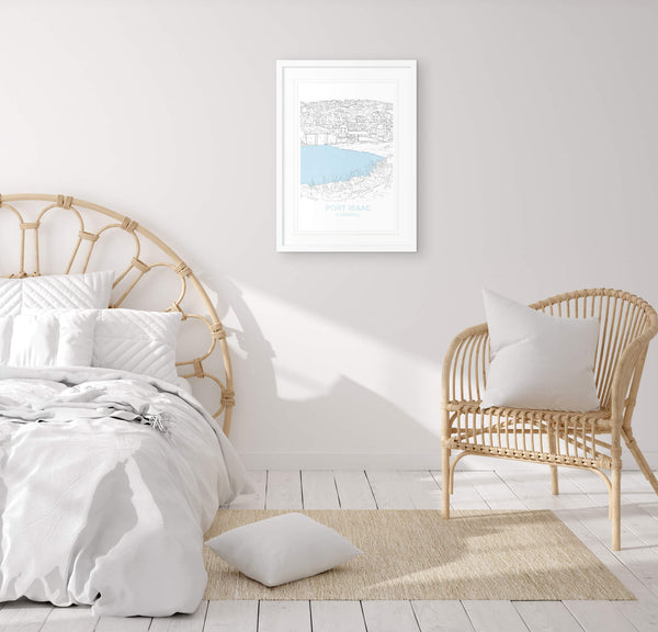 Print-SH57P - Port Isaac Bay Print-Whistlefish