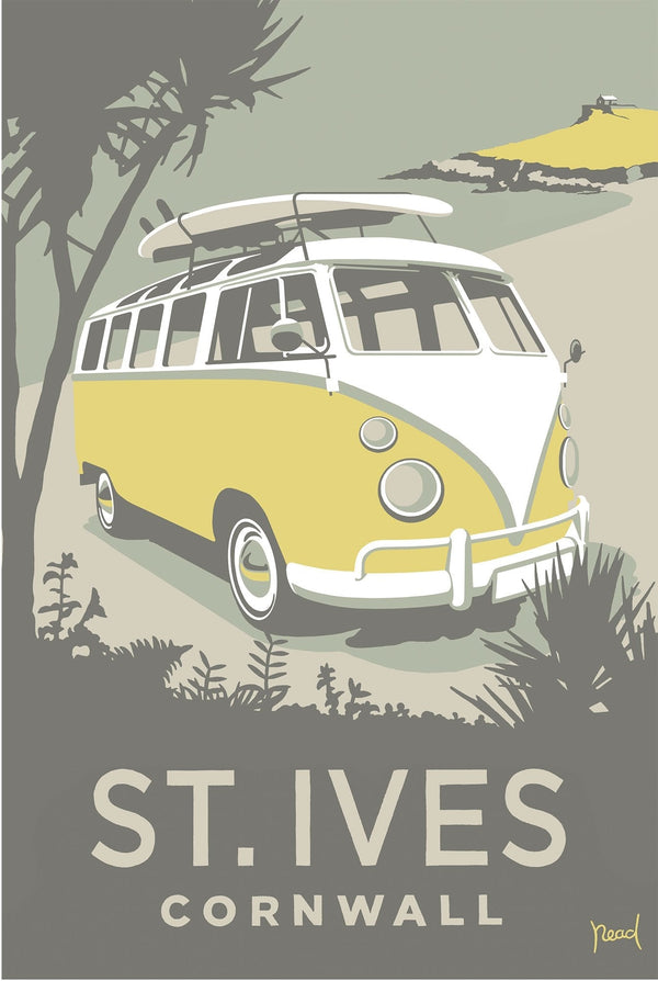 Print-SR31P - St Ives Camper Print-Whistlefish