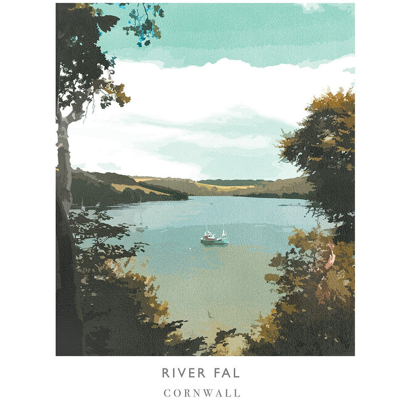 Print-WF109P - River Fal Art Print-Whistlefish