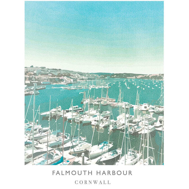 Print-WF110P - Falmouth Harbour-Whistlefish