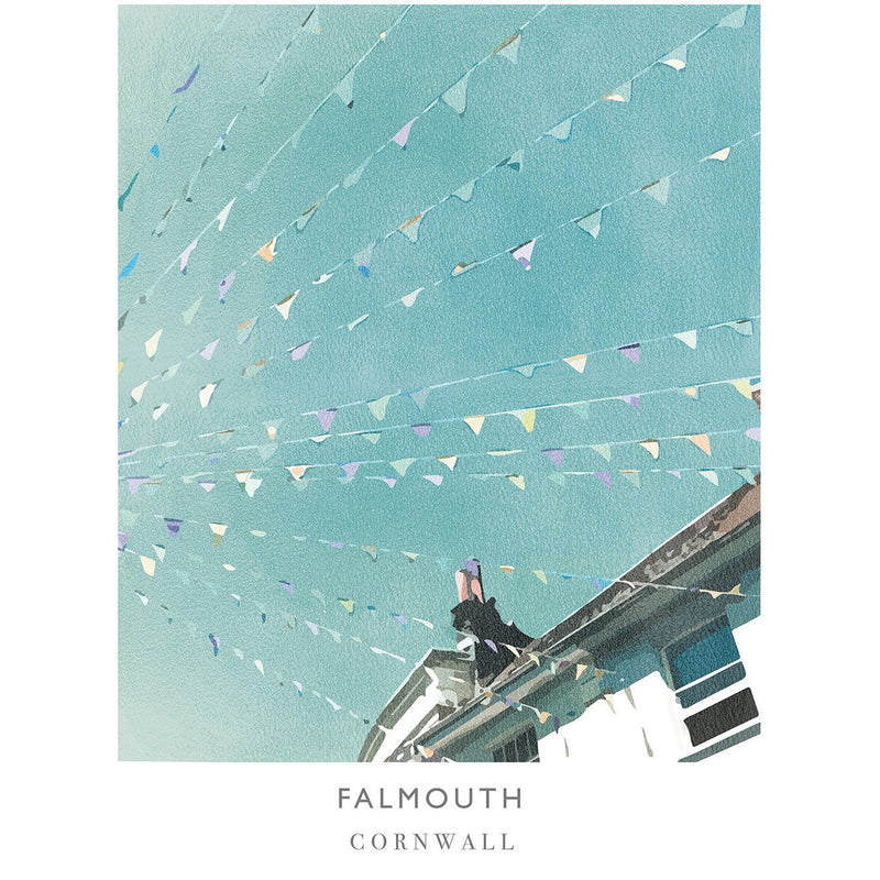Print-WF111P - Falmouth Bunting Art Print-Whistlefish