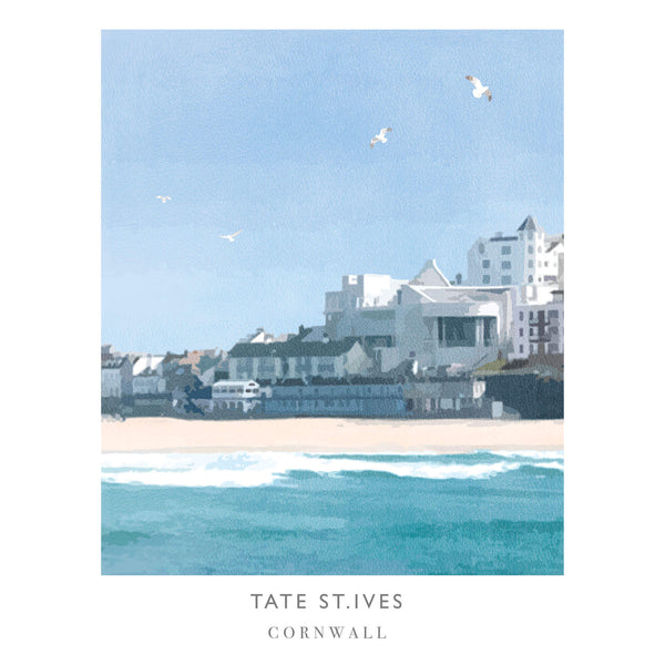 Print-WF140P - Tate St Ives Art Print-Whistlefish