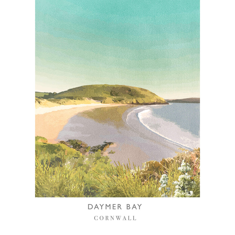Print-WF223P - Daymer Bay Art Print-Whistlefish