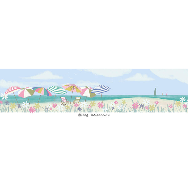 Print-WF272P - Spring Umbrellas Art Print-Whistlefish