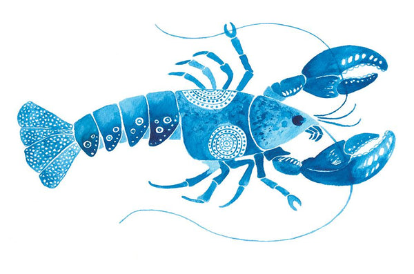 WF35P - Lobster Art Print