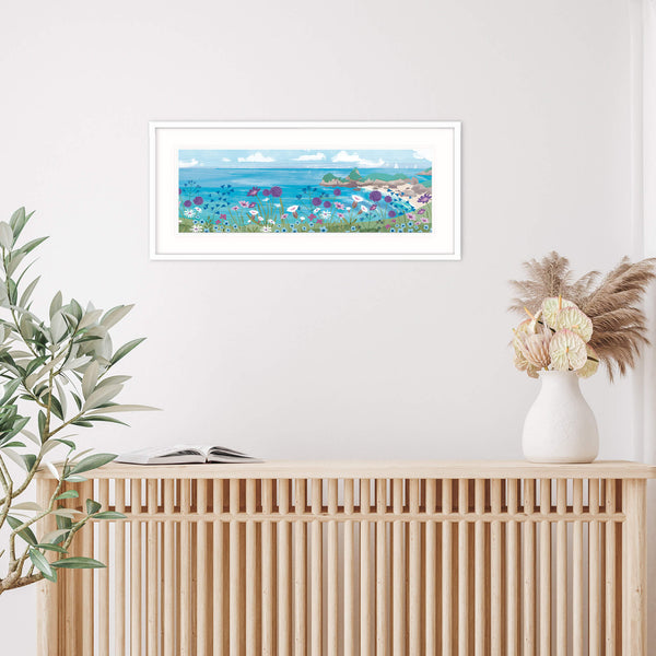 Print-WF494P - Kynance Cove Art Print-Whistlefish