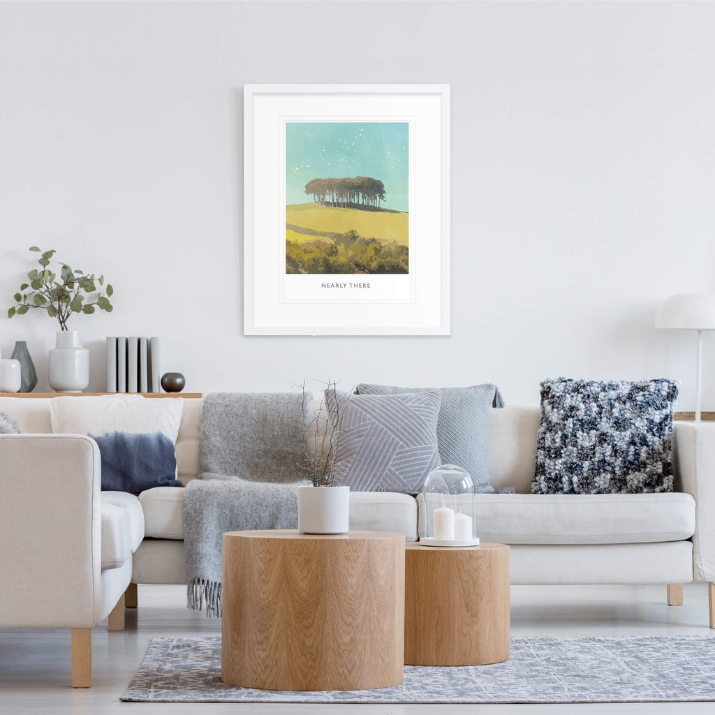 Print-WF514P - Nearly There Large Art Print-Whistlefish