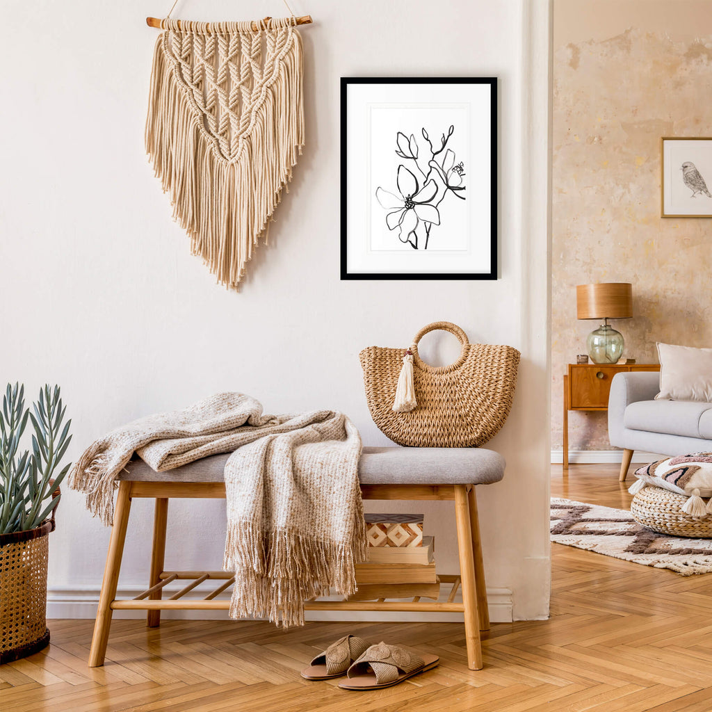Print-WF576P - Magnolia Art Print-Whistlefish