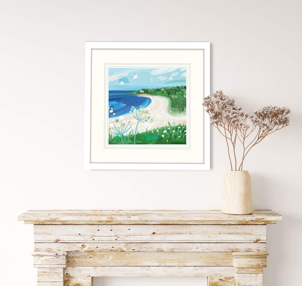 Print - WF602P - Daymer Bay Art Print - Daymer Bay Art Print - Coastal Art - Whistlefish