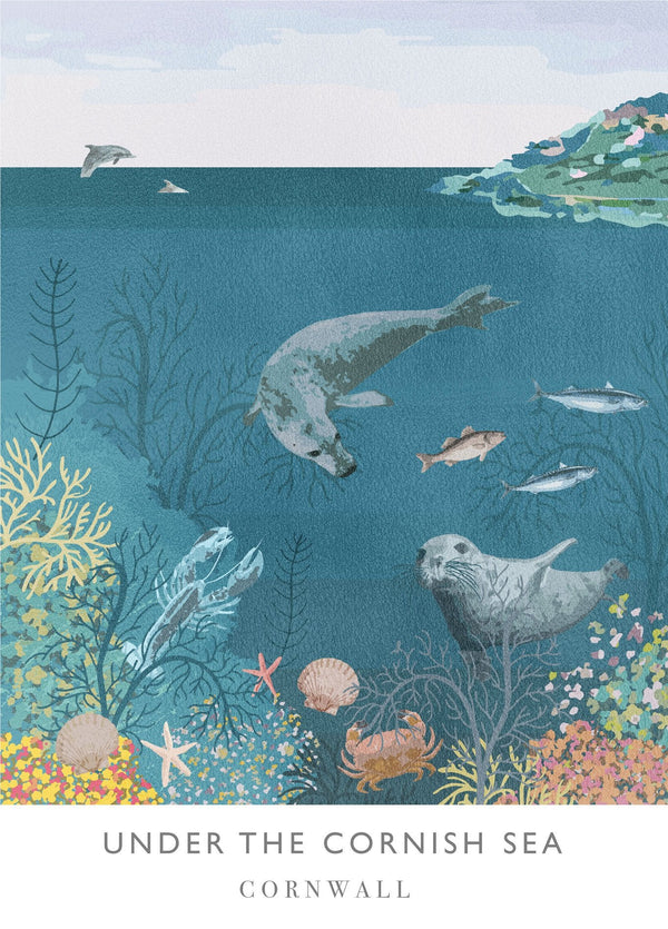 Print-WF72P - Under The Sea Art Print-Whistlefish