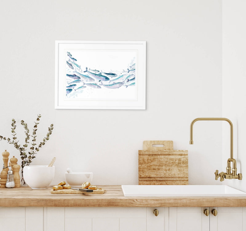 Print-WF805P - Mackerel Shoal-Whistlefish