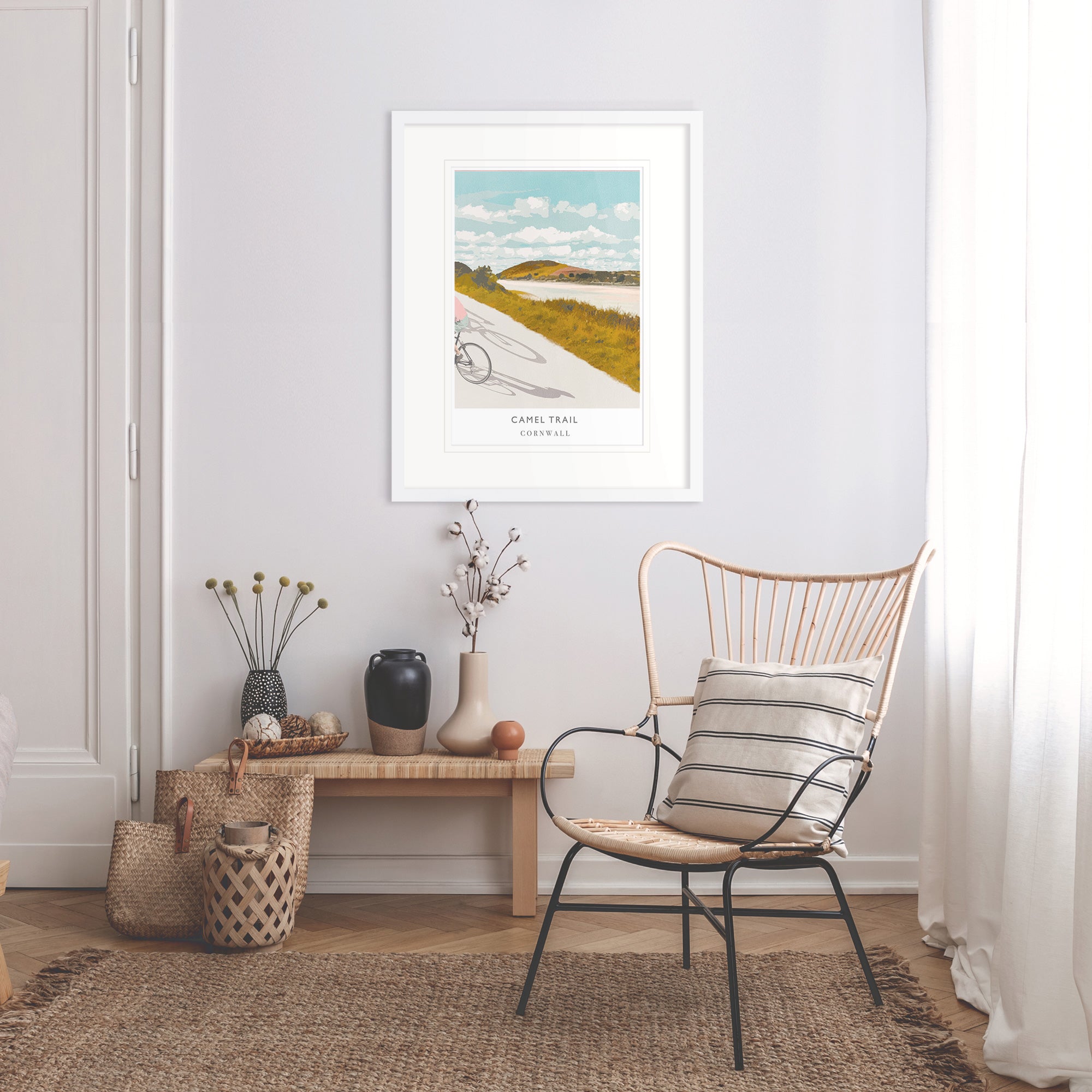 Print-WF82P - Camel Trail Art Print-Whistlefish