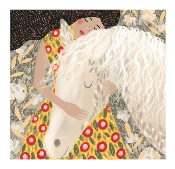 Print - WF871P - My World Is My Horse Small Print - My World Is My Horse Small - Print - Whistlefish