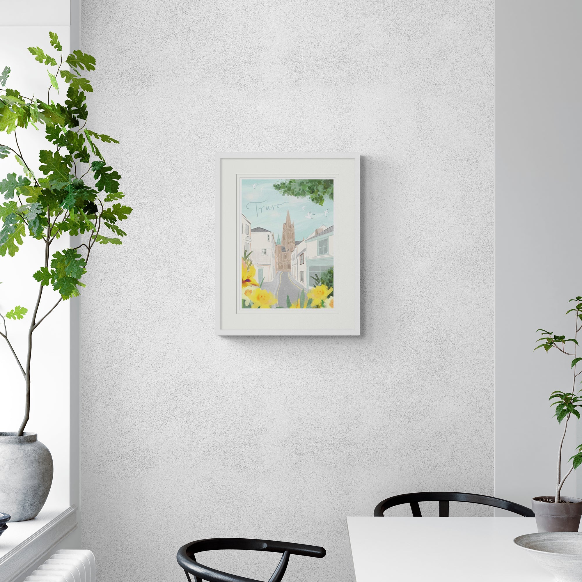 Print - WF904P - Painterly Truro Art Print - Painterly Truro Art Print - Whistlefish