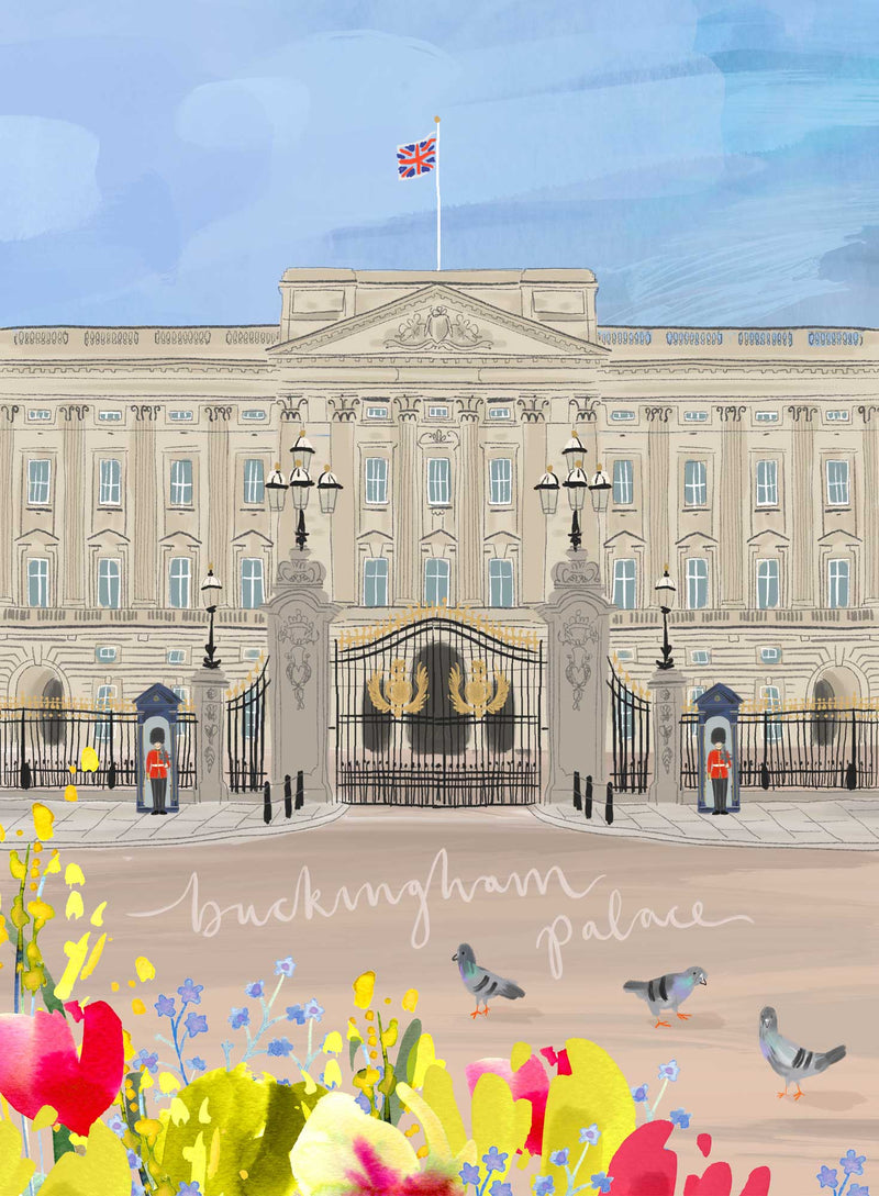 Print-WF911P - Buckingham Palace Med Print-Whistlefish