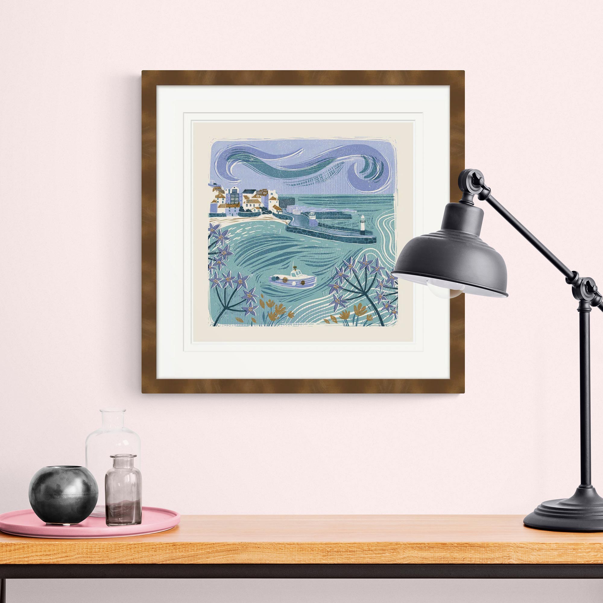 Print - WF926P - St Ives Summer - St Ives Summer - Art Print - Whistlefish