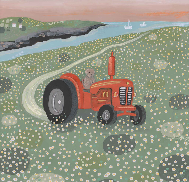 Print-WT109P - Red Tractor Med Print-Whistlefish