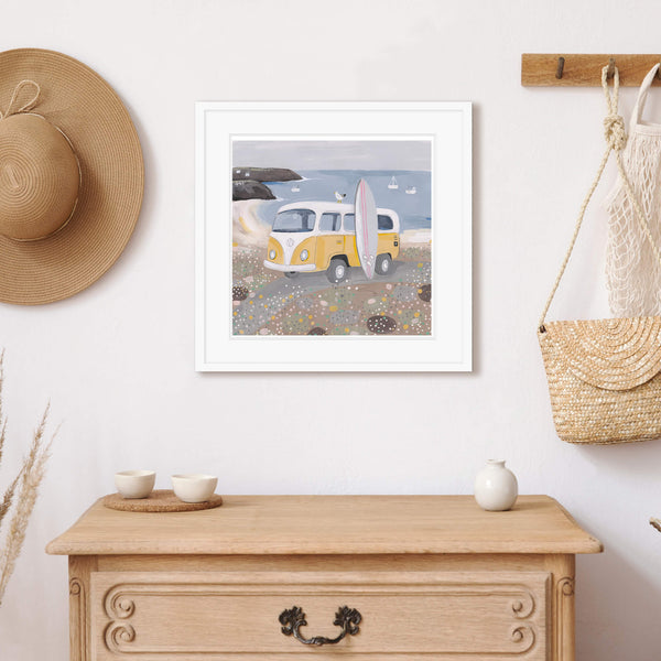 Print-WT112P - Yellow Camper Med Print-Whistlefish