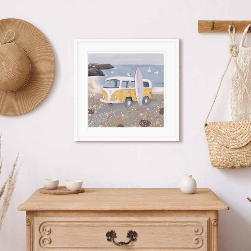 Print-WT112P - Yellow Camper Med Print-Whistlefish