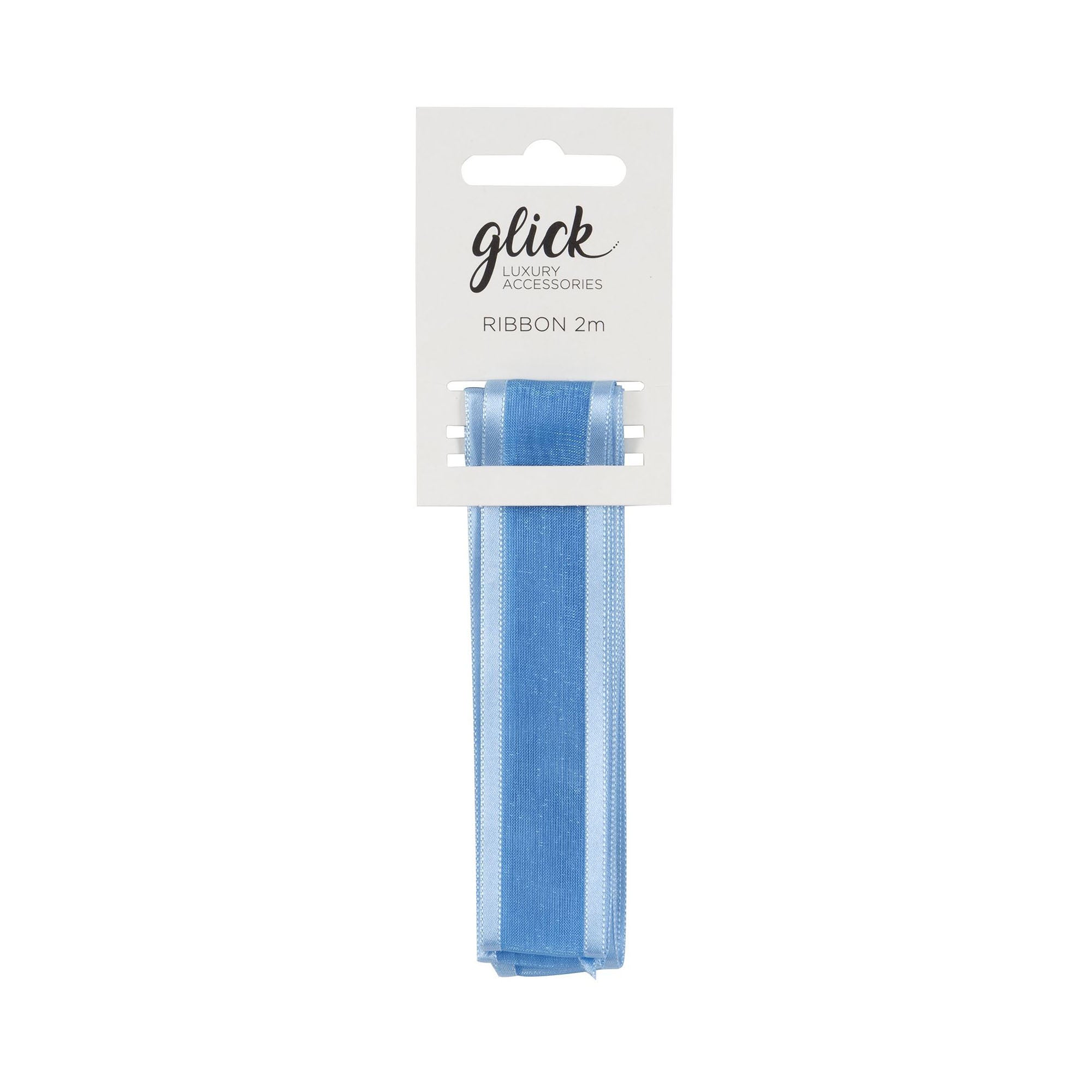 Ribbon-R0232 - Baby Blue Satin Edge Ribbon-Glick