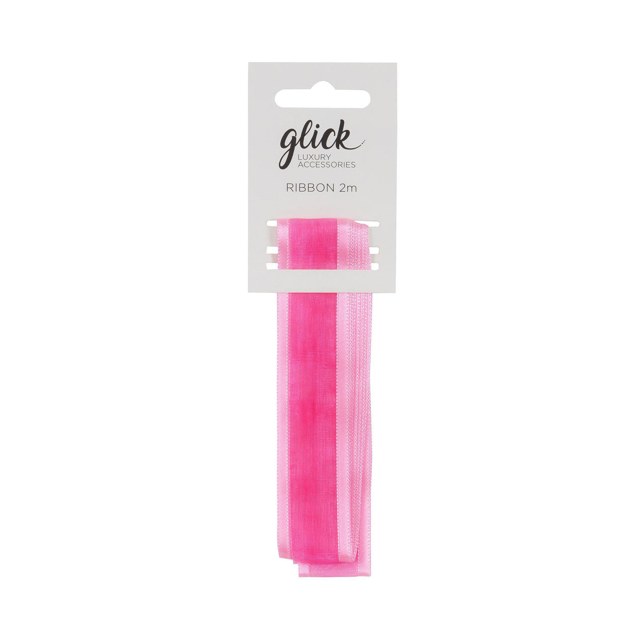 Ribbon-R0244 - Satin Edge Ribbon Neon Pink-Glick