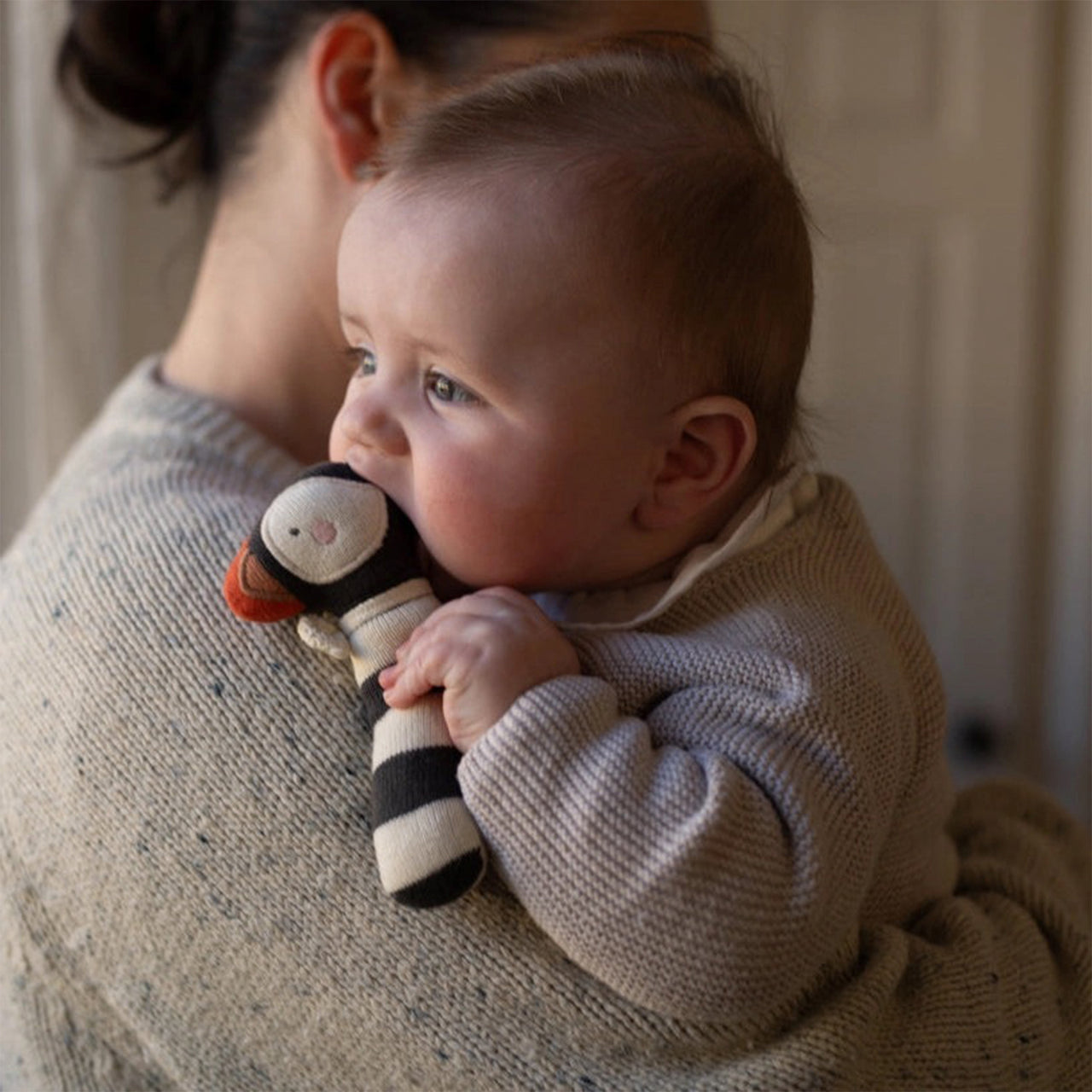 Baby Rattle-RATPUF - Patient Puffin Rattle-Avery Row