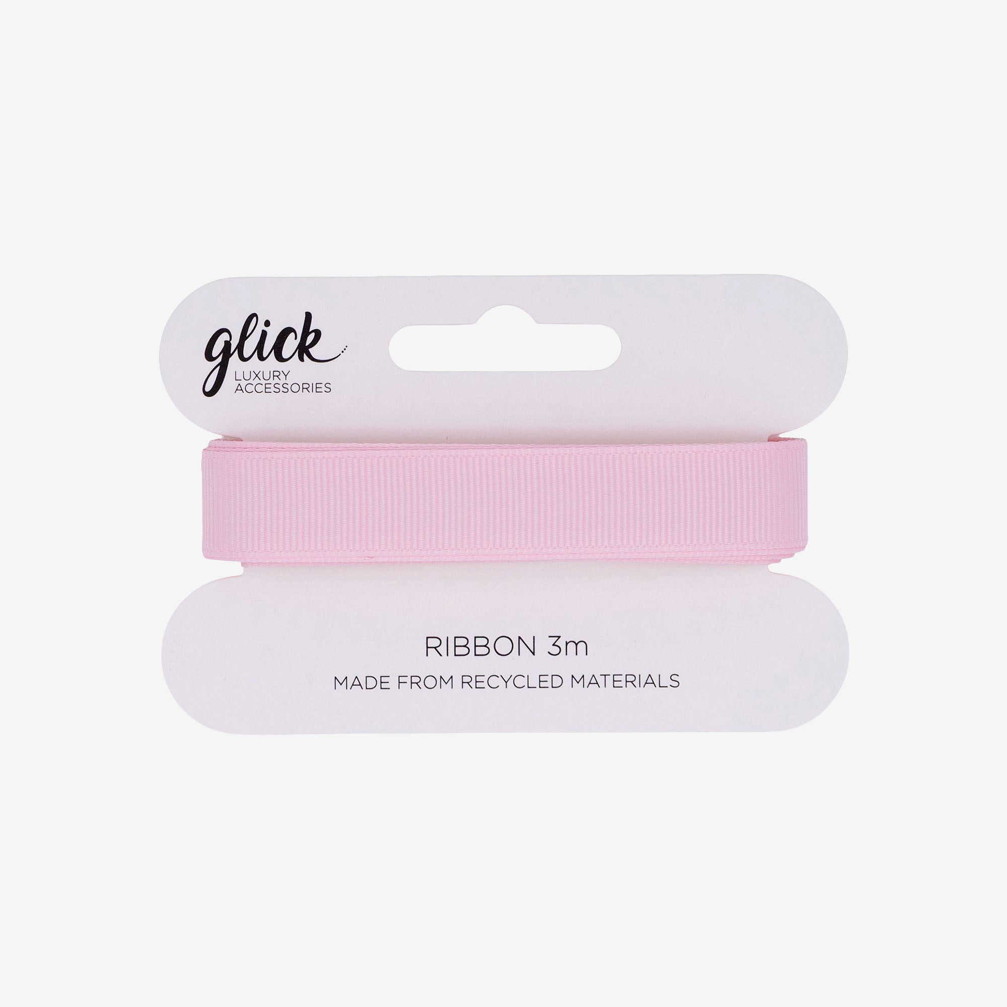 Ribbon-RGG03 - Light Pink Gros Grain Ribbon-Glick