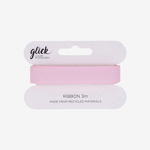 Ribbon-RGG03 - Light Pink Gros Grain Ribbon-Glick