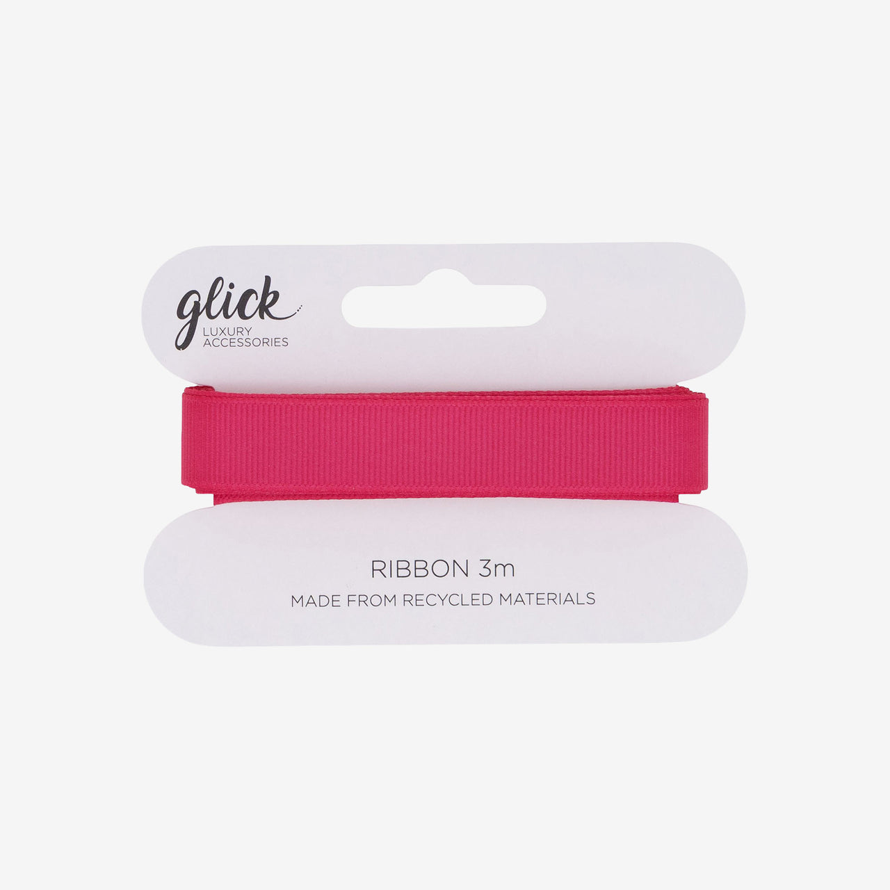 Ribbon-RGG04 - Hot Pink Gros Grain Ribbon-Glick