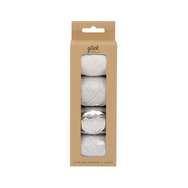 Ribbon - MCR05 - SIlver Curling Ribbon Multipack - SIlver Curling Ribbon Multipack - Whistlefish